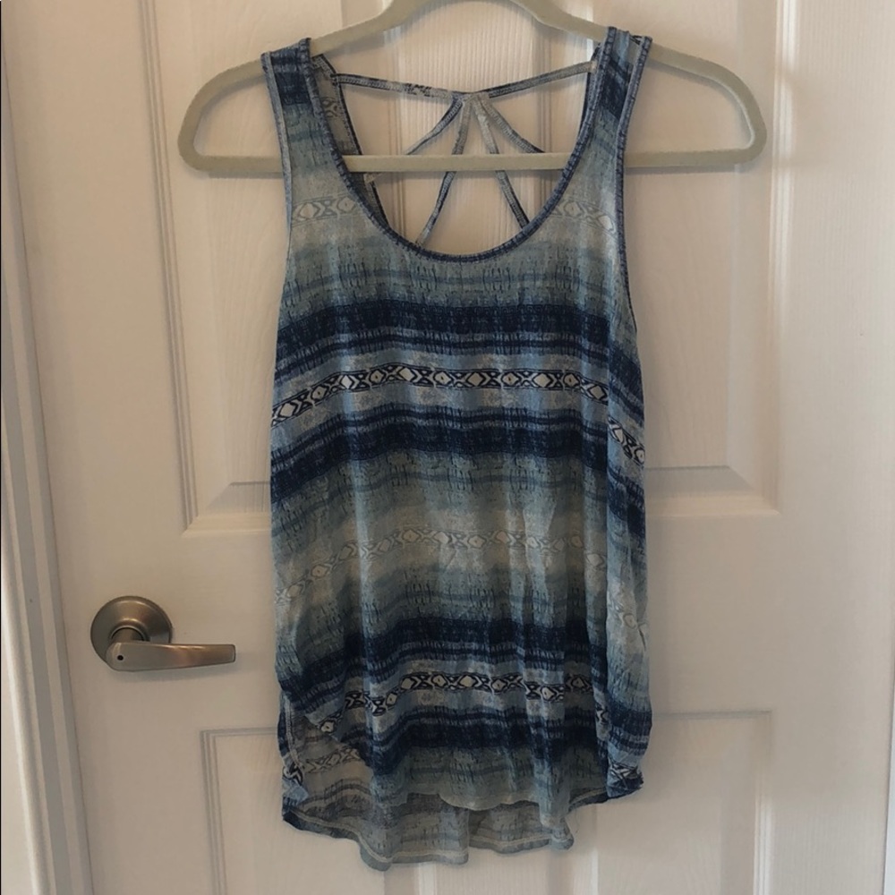 Blue Beach Tank Top